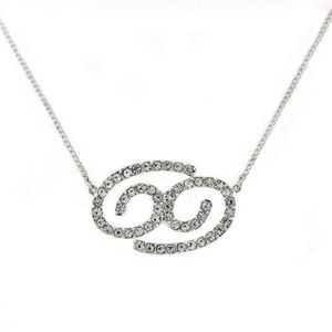 Chain Pendant with Top Grade Crystal in Clear